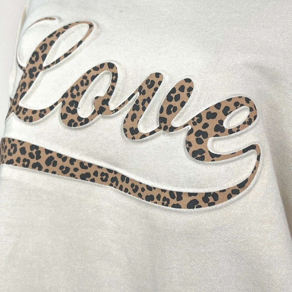 M&S COLLECTION Medium Off-White Cropped Sweater Size Casual Oversized‎